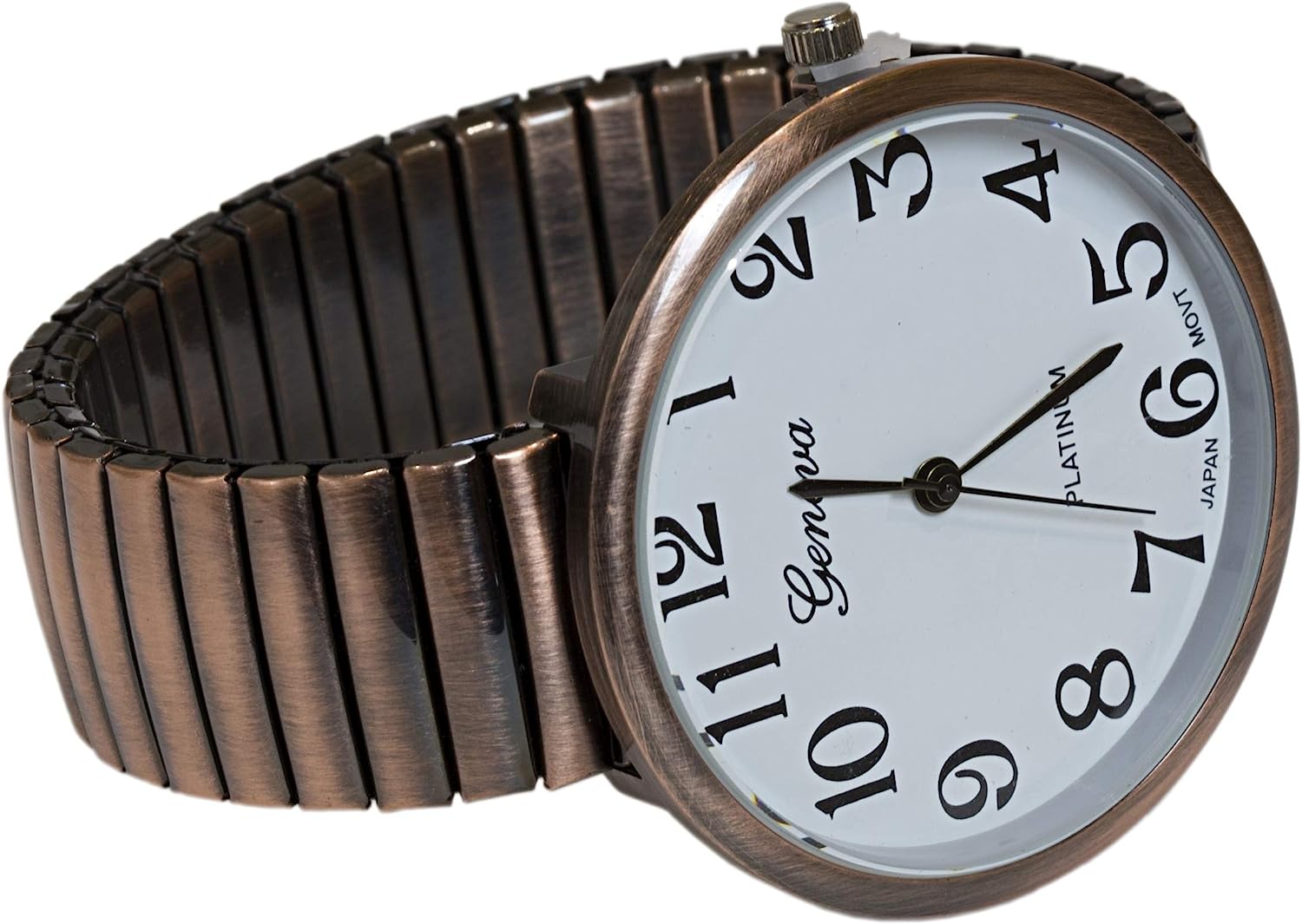 Blekon Collections New Super Large Face Stretch Band Japanese Movement PC21J Fashion Watch - Image 3
